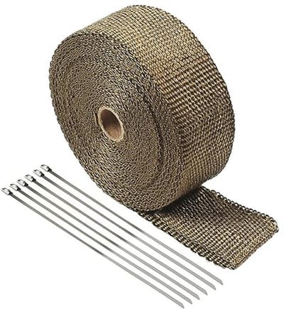 Uitlaat Warmte Isolatietape 15M x 5CM - Thermische Isolatie voor Motorfietsen