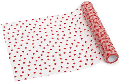 Tafelloper Hartjes Tule Rood (9m)