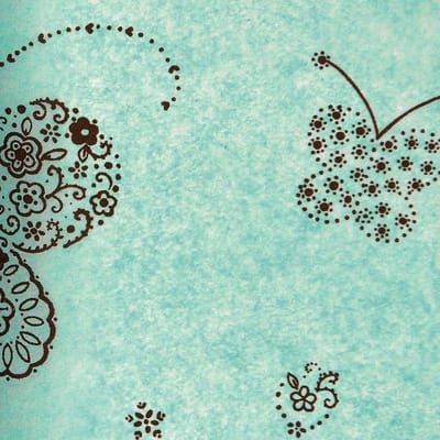 Zijdepapier - Vlinders - Bruin op blauw - 50x75 cm - Pak a 240 vellen - Premium Vloeipapier