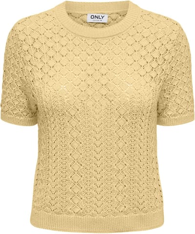 ONLY - ONLSAGA SS O-NECK KNT NOOS Dames Vest