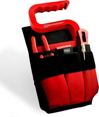 Pocket Organizer - Gereedschapszak - Snelle Toegang - Stevige Nylon Stof - 17.8x3.2x20.3 cm - Meerkleurig