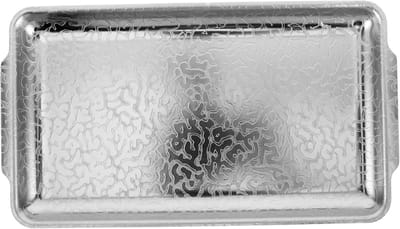 Roestvrijstalen Bakplaat - Warmhoudplaat Grill - Gerechten Warm Houden - Gelijkmatige Warmteverdeling - 25 x 14 cm - Zilver