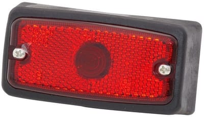 zijmarkeringslamp universeel rood 12/24 volt - zij lamp - contourlamp - breedtelamp