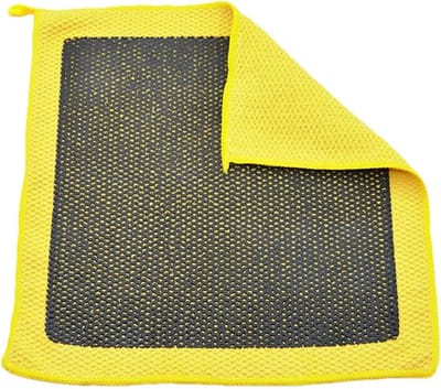 Klei Handdoek - Microvezel Reiniger - Auto Oppervlakken Reinigen - Diepe Vlek Verwijdering - 30x30 cm - Geel