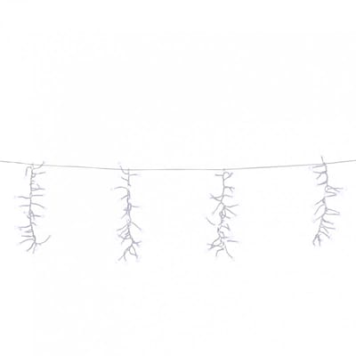 Luca Lighting - Icicle berry white 650led IP44 8 function controller and timer - l720xw30cm