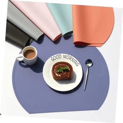 Siliconen Placemat - Onderzetter Tafelmat - Tafel Beschermen - Hitte Isolerend - 38x33CM - Roze