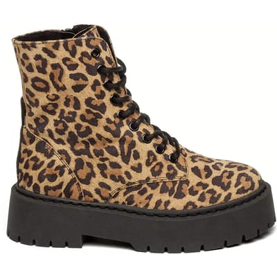 Steve Madden Skylar Boots Leopard Size: 39 | Boots Outlet | Dames | Bruin