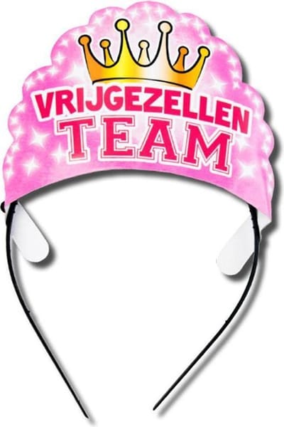 Diadeem vrijgezellen team dames