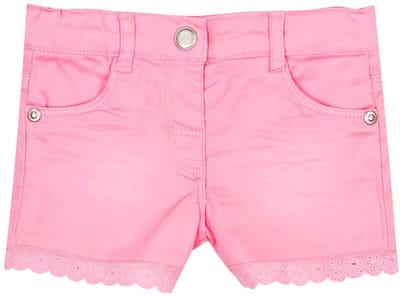 Boboli Stretch Twil Korte Broek Roze 3 Months Meisje