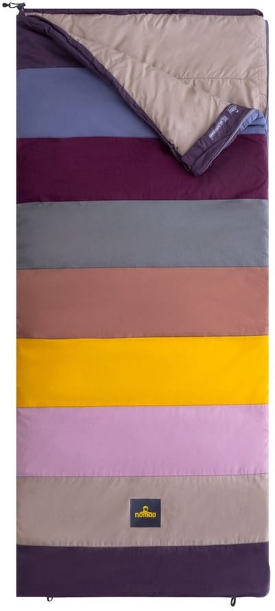 NOMAD® Blazer Multicolour Kinderslaapzak | Linkssluitend | Regenboogkleuren | Katoen | Gerecycled Polyester vulling | Incl Hoes