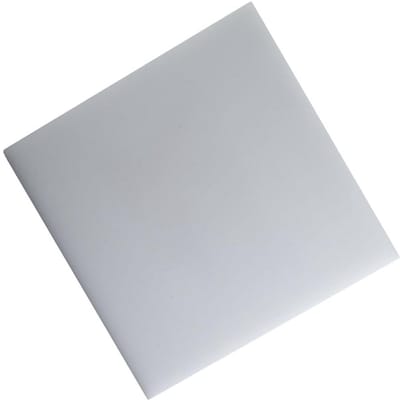 Polypropyleen Plaat - Kunststof Vel Wit - Doe-het-zelf Projecten - Chemisch Bestendig - 500 x 500 mm - Wit