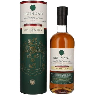 Spot Whiskey Green Spot LÉOVILLE BARTON Single Pot Still Irish Whiskey 46% Vol. 0,7l in geschenkverpakking