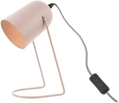 Leitmotiv Tafellamp Enchant - Staal Mat soft pink - 30x18cm - Modern