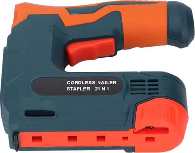 Elektrische Nietmachine - Accu Tacker - Meubels Repareren - 2-in-1 Functie - 2000 Spijkers - Zwart