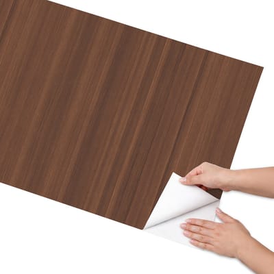 Coloray Meubel Wrap Folie - Bruin Meubelfolie - 65x130 cm - Decoratiefolie Houten lijnen - Meubel Wrap Folie - Scandinavisch Meubelfolie - Plakfolie Meubels - Keuken decoratie - Texturen