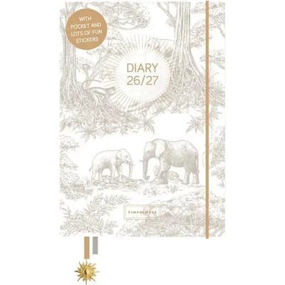 Pimpelmees A5 Schoolagenda 2026 - 2027 Elephant Grey