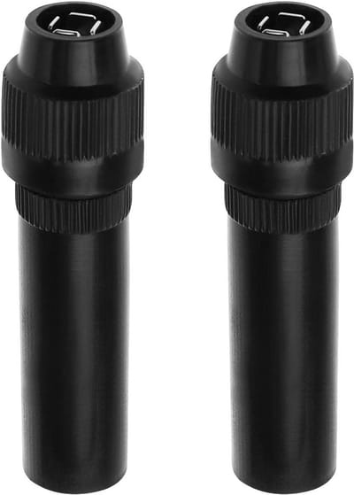 Dailygoody - Antenne Adapter - Vrouwelijke Inline Antenne Adapter - Zwart - Vrouwelijke Schroefadapter - Auto Radio Accessoires - 2 Stuks