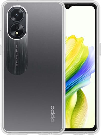 Hoesje - Geschikt voor OPPO A38 - Sterk & Shockproof - Hoes Cover - Siliconen Case - Telefoonhoesjes - Transparant