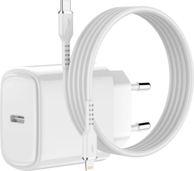 USB C Adapter / 20W Oplader met 1M USB C naar Lightning Kabel - Snellader