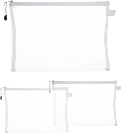 Puzzel Opbergtas - Document Tas - Spullen Organiseren - Transparant Nylon - 3 Stuks - Niet gespecificeerd