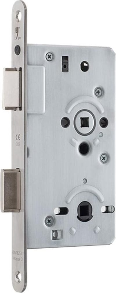 Insteekslot - RVS geborsteld - GPF - GPF0130.09 vrij- en bezetslot WC72/8 RVS