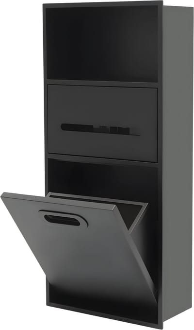Douchenis - Wandnis - Inbouwnissen - Voor Keuken, Woonkamer & Badkamer - RVS - 30x13x66cm