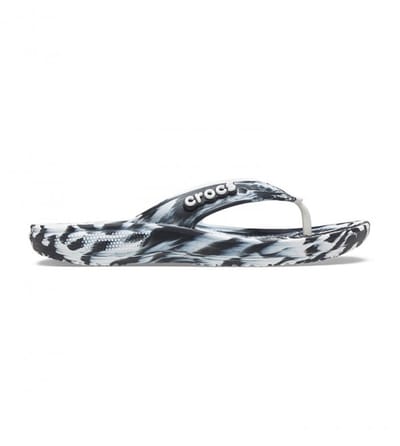 Crocs Classic Marbled Flip Zwart Wit Maat 37/38 US M5/W7