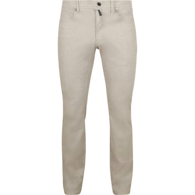 Pierre Cardin Broek Lyon Tapered Print Greige - Maat W 36 - L 32 - Heren - Five-pocket broek