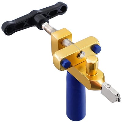 Dailygoods- Tegelsnijder 600 mm - Handmatige Glazen Snijmachine - Keramische Tegels - Spiegel - Gelegeerd Staal - Verstelbare Klemdiameter - Glazen Snijder