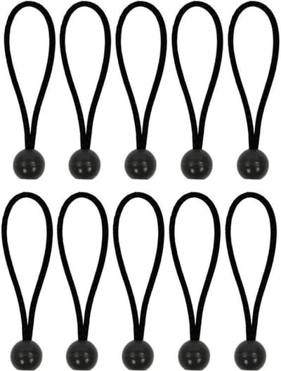 ProPlus 365644 Tentspannerset Zeltspanner-Set 10 Stück - elastisch 15cm mit Kunststoffball 10 stuk(s)
