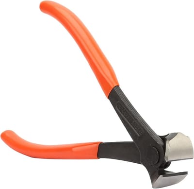 Eindsnijtang - Kniptang Zijsnijder - Betonwerk Binddraad - Geoptimaliseerde Kopvorm - 6 Inch - Zwart