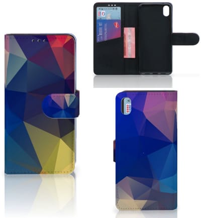 Xiaomi Redmi 7A Book Case Polygon Dark