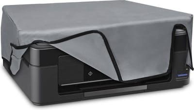 kwmobile hoes geschikt voor Epson Expression XP 255 - 455 - Beschermhoes voor printer - Stofhoes in lichtgrijs