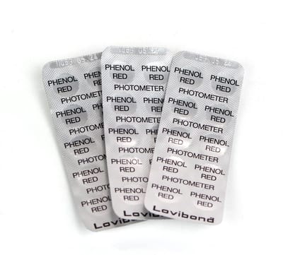 Phenol Red pH tabletten voor digitale tester - 100 stuks