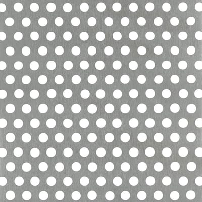 Geperforeerde Plaat - Aluminium Plaat - Industriële Toepassingen - Ronde Perforatie - 200x1000x08 mm - Zilver