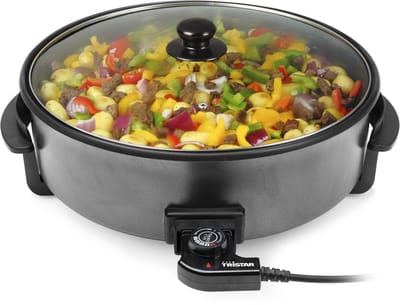 Tristar Elektrische Hapjespan XXL - 1500W - PZ-9146 - Met Thermostaat - Maximale temperatuur 250⁰ C - PFAS-Vrij