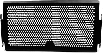 Motorfiets Radiator Grille - Beschermhoes Motor - Motor Beschermen - Roestvrij Staal - 35x19 cm - Zwart