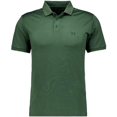 Ragman Polo Piqué Uni Keep Dry Finish Donker Groen / male