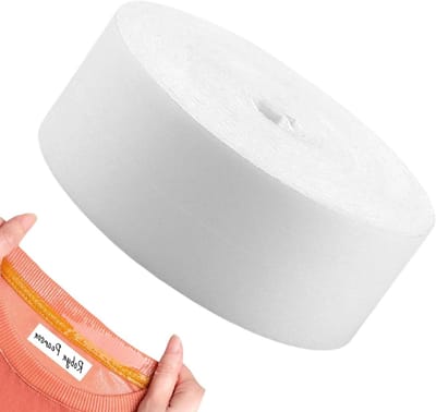 Strijkbare Etiketten - Kleding Labels - Persoonlijke Identificatie - Wasbaar op 60°C - 25 x 8 cm - Zwart op Wit