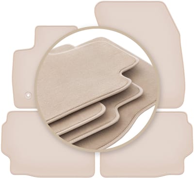 PREMIUM beige matten voor: Ford Mondeo MK5 sedan, stationwagen 2015-