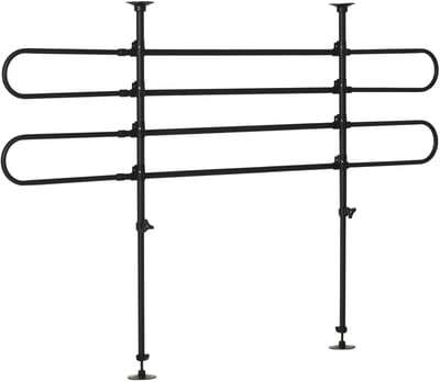 Archi hondenrek auto kofferbak – Hondenscheider auto - Verstelbaar veiligheidsrooster - 87–135 x 60–105 cm – Staal & ABS – Zwart