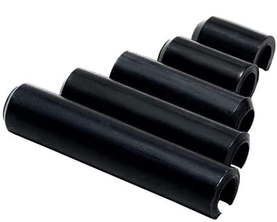 Dailygoods- Veerpennen M10 x 80 mm - Elastische Doornen - Bevestigingselement - Cylindrisch - 6 Stuks - Mangaanstaal - Spanpen