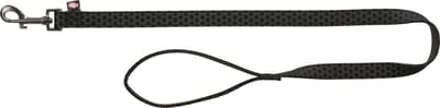 Trixie hondenriem night reflect zwart - 100X2 CM