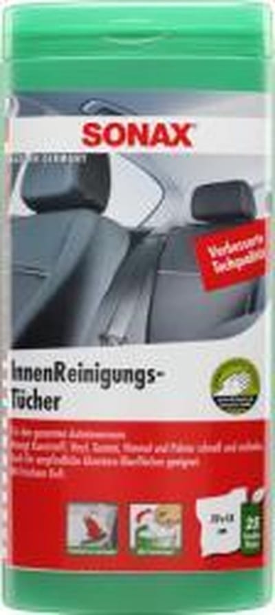 SONAX Cockpit Autodoekjes 25 stuks in Dispenser Emmer