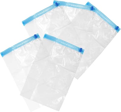 Compressiezakken Reis - Opbergzakken Kleding - Ruimte Besparen - Handgerolde Zakken - 50x35cm 5 Stuks - Diverse Kleuren