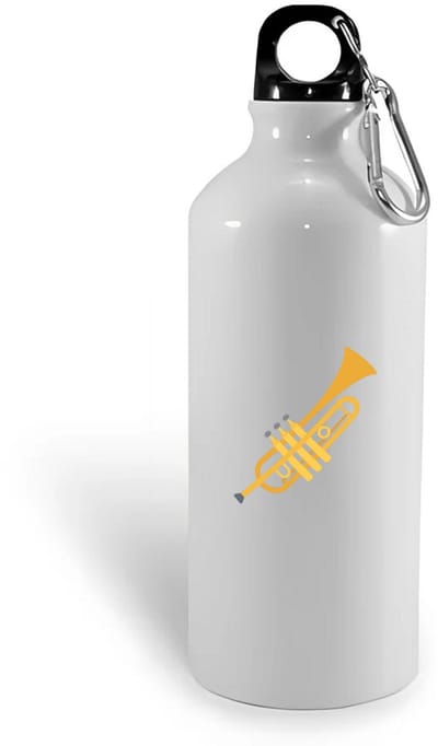 Hacebo® - Trompet waterfles - Muziek - trompettist - Instrument - blaasinstrument - muzikanten - water fles - 400ML