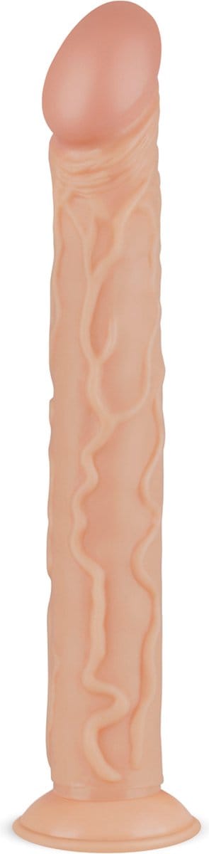 Real Fantasy - Shawn - Realistische Dildo met Zuignap - 35 cm - Dildo - Dildo's - Sex Toys voor Vrouwen en Mannen - Dildo Mannen Anaal - Beige