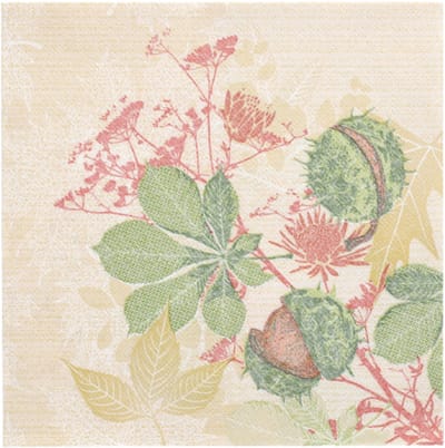 50 Servetten ROYAL Collection 1/4 vouw 40 cm x 40 cm Autumn Leaves