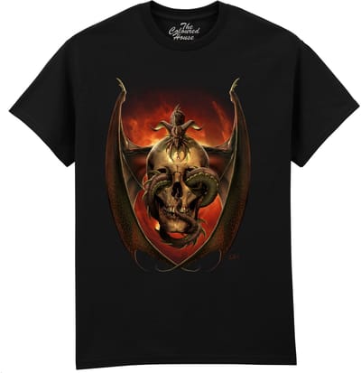 Skull Draak Dissent The Coloured House T-shirt M
