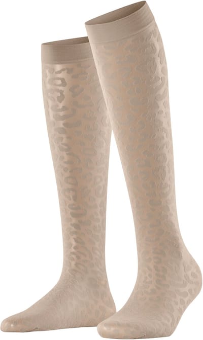 FALKE Wild Breed 20 DEN transparent materiaal transparent 20 DEN Kniekousen dames transparant - maat 39-42